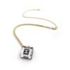 18K CC Crystals Necklace