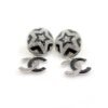 18K CC Diamond Earrings
