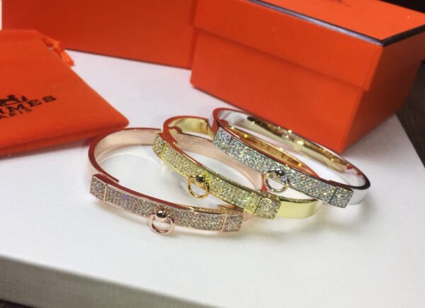 18K Collier De Chien Diamond H Bracelet