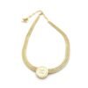 18K CC Choker Chain Necklace