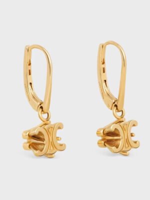 18K Triomphe Solitaire Earrings