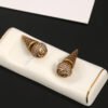 18K Double G Vintage Earrings
