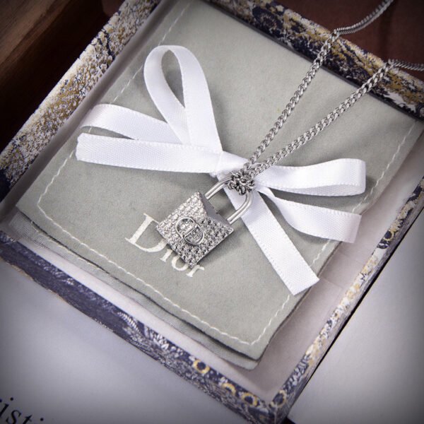 18K CD Lock Necklace