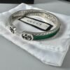 Double G Interlocking G Bangle Wide Bracelet