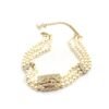 18K CC Bag Pearls Chain Necklace