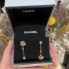 18K CC Camellia Earrings
