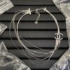 18K CC Gold Necklace