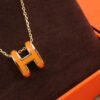 18K Mini Pop H Orange Necklace