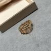 18K BV Serpenti Viper Head Diamond Ring