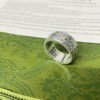 Double G Feline Head Ring