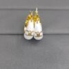 18K Coeur White Pearl Earrings