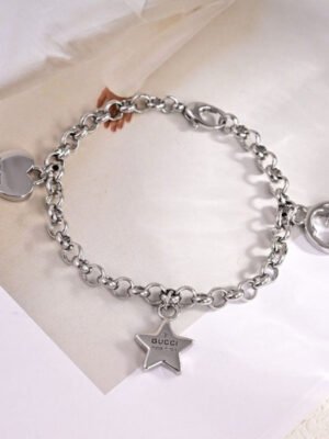 18K Double G GG Star Bracelet
