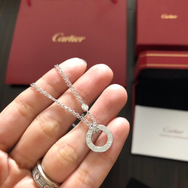 18K Love Diamond Necklace
