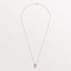 18K Trinity Cushion Necklace