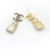 18K CC Perfume Bottle Earrings