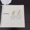 18K CC Star Earrings