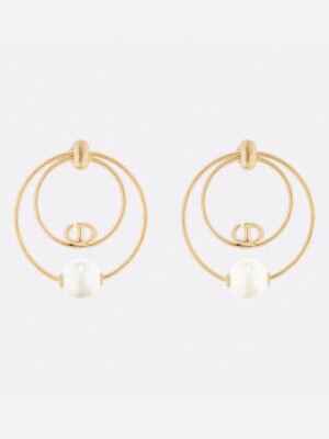 18K CD Revolution Pearl Earrings