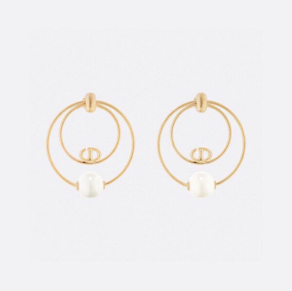 18K CD Revolution Pearl Earrings