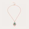 18K BV Serpenti Malachite Necklace