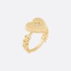 18K CD J'adior Heart Ring