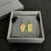 18K BB Plate Earrings