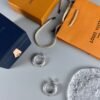 18k Louis Circle Diamonds Earrings