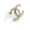 18K CC Diamonds Brooch