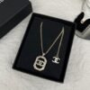 18K CC Perfume Bottle Chain Necklace