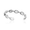 18K Chaine Open Cuff H Bracelet