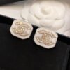 18K CC Resin Earrings