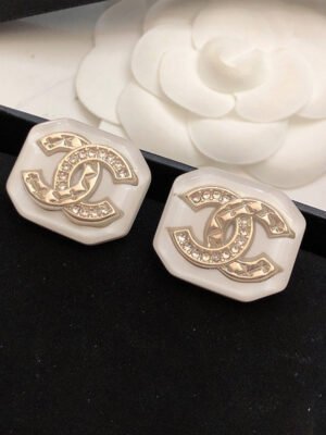 18K CC Resin Earrings