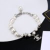 18K CC Pearls Chain Bracelet