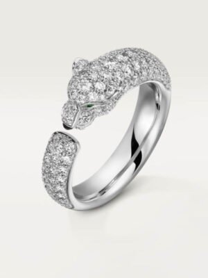 18K Panth¨¨re De Diamond Ring
