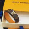 18K Louis Leather Bracelet