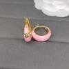 18K Coeur Pink Earrings