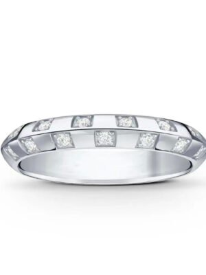 18K Louis Damier Diamonds Ring