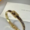 18K Louis Vintage Leather Bracelet