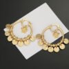 18K Vers Circle Earrings