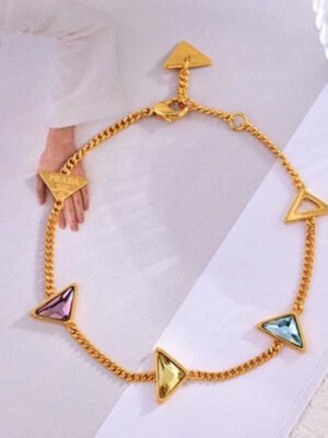 18K Pra Eternal Gold Semi-Precious Stones Bracelet