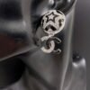 18K CC Diamond Earrings
