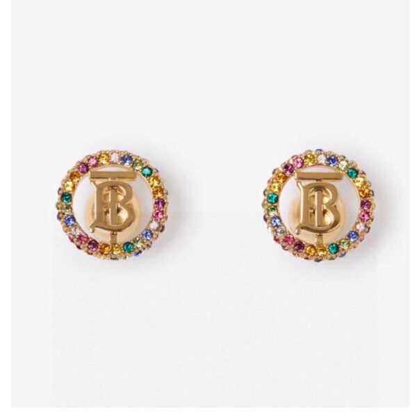 18K BB Color Crystals Earrings
