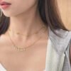 18K Triomphe Paris Strass Crystals Necklace