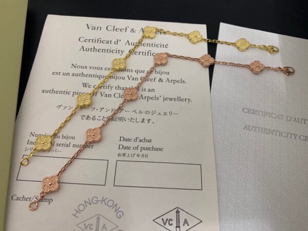 18K Sweet Alhambra Six Motifs Bracelet