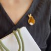 18K Lucky Animals Rabbit Clip Brooch