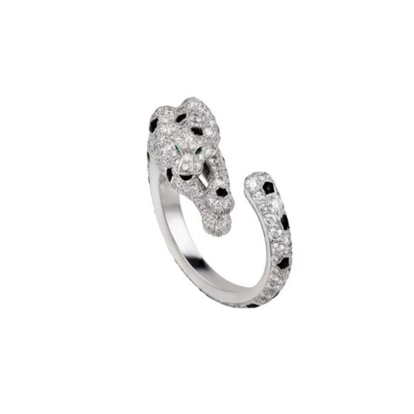 18K Panth¨¨re De Diamond Ring