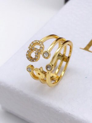 18K CD Star Diamonds Ring