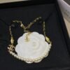 18K CC Pearl Chain Necklace