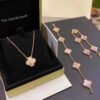18K Vintage Alhambra Pink Necklace