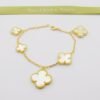 18K Magic Alhambra Five Pearls Motifs Clover Bracelet