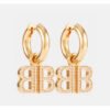 18K BB Pendant Earrings